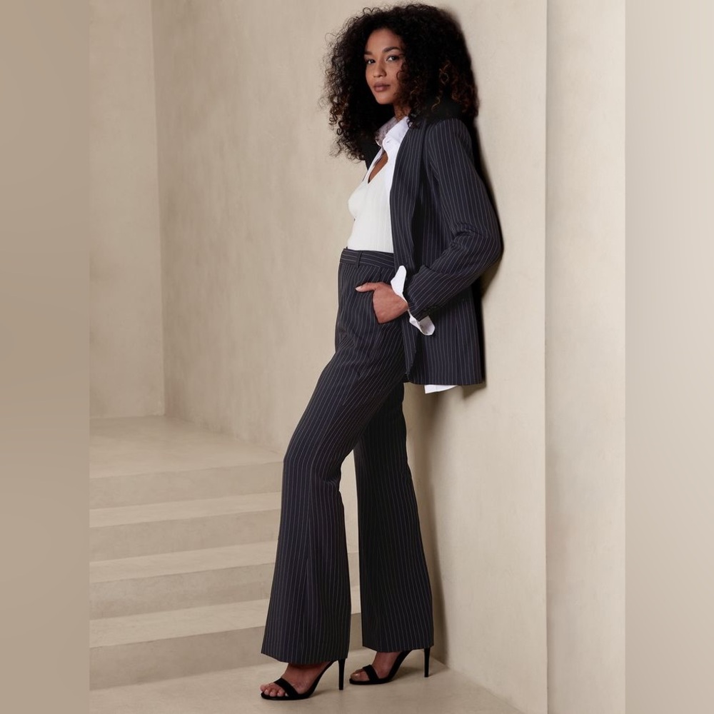 Banana republic sculpted stretch suit pants